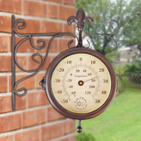 Horloge extérieure avec thermomètre
