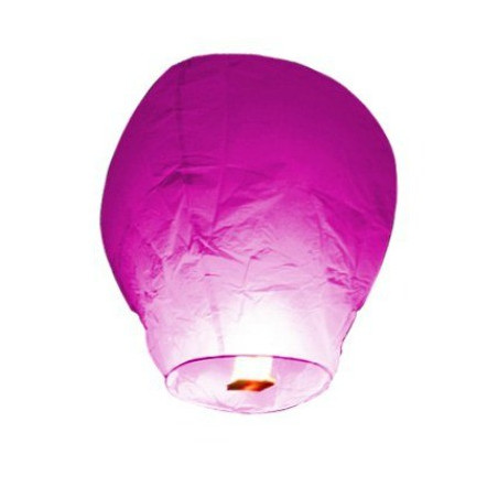 Lanterne volante rose X 1
