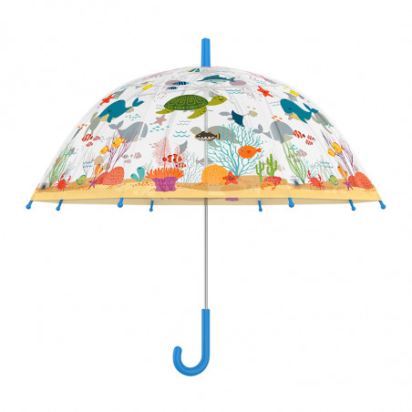 Parapluie enfant transparent Mer