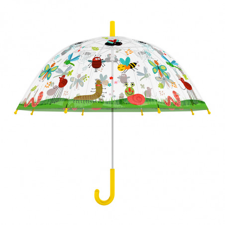 Parapluie enfant transparent Insectes
