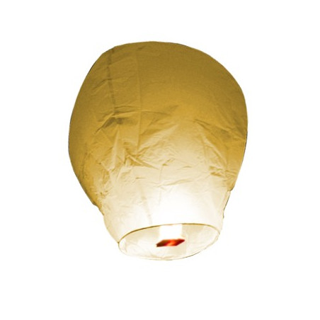 Lanterne volante blanche X 5