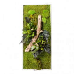 Tableau végétal mural stabilisé 90cm B