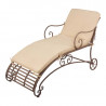 Coussin transat jardin extérieur 158cm