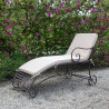 Coussin transat jardin extérieur 158cm