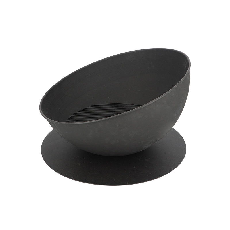 Braséro incliné sur disque Noir