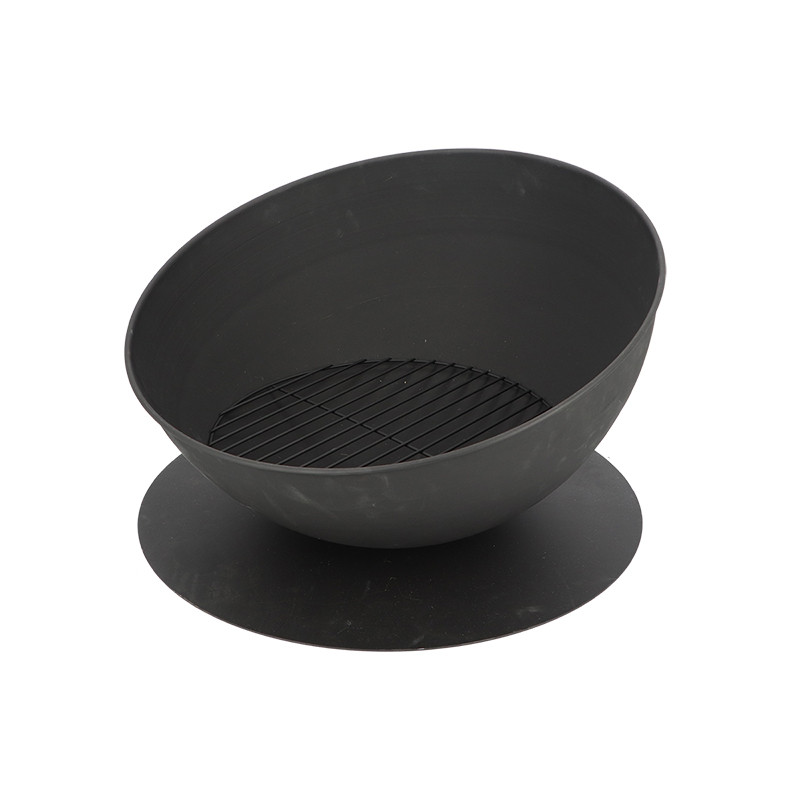Braséro incliné sur disque Noir
