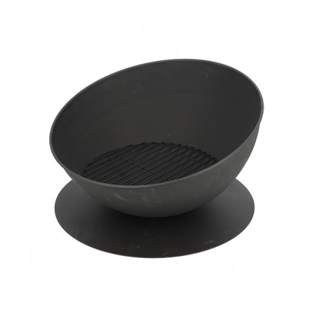 Braséro incliné sur disque Noir