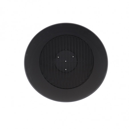 Braséro incliné sur disque Noir