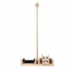 Brosse en bois avec tire-bottes int ext
