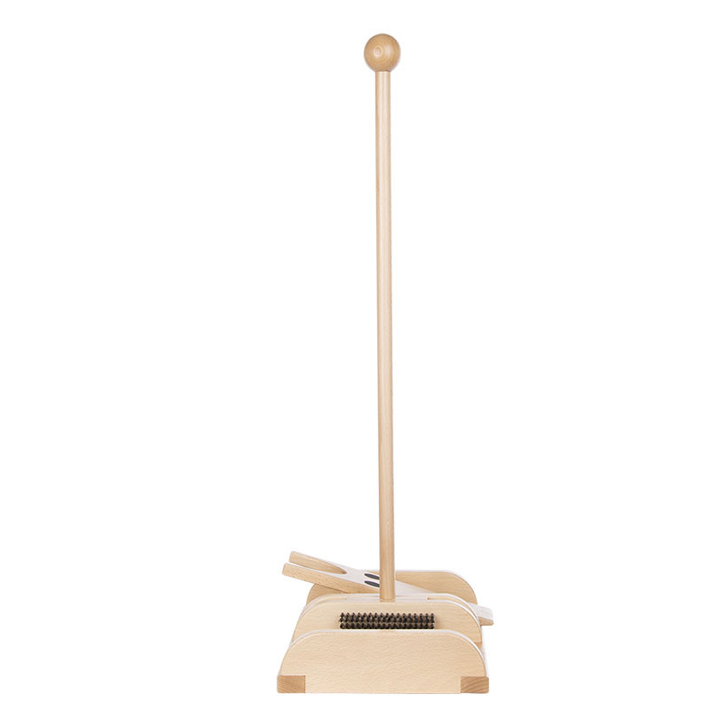 Brosse en bois avec tire-bottes int ext