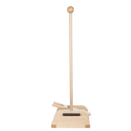 Brosse en bois avec tire-bottes int ext