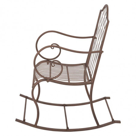 Chaise de jardin Rockingchair en métal