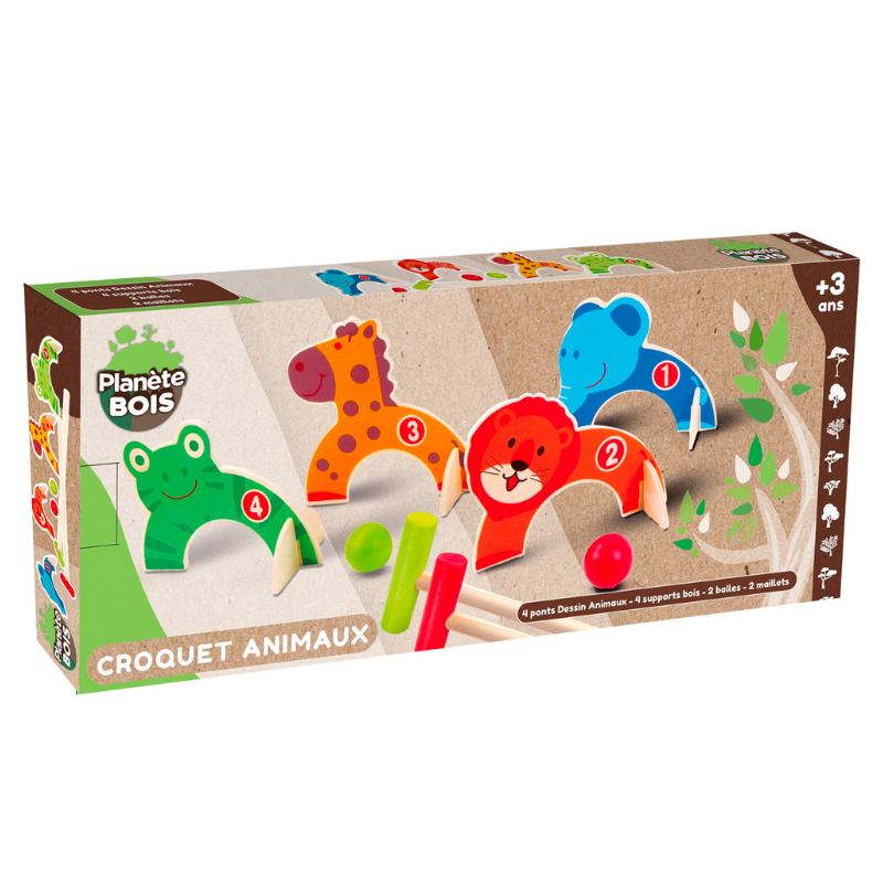 Jouet Poulet Rôti En Bois FSC - Avec Accessoires (légumes, Couverts) - Pour Enfants Dès 2 Ans - Jeu D'imitation
