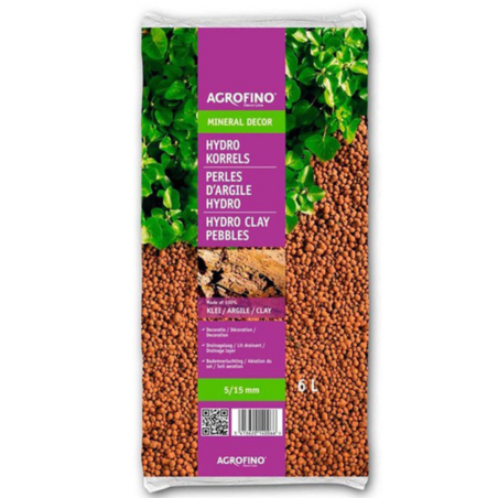 Perles argile hydro Agrofino MINERAL DECOR 6L