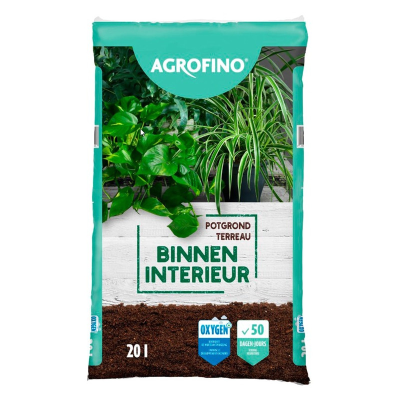 Terreau plante d'intérieur Agrofino 20L