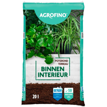 Terreau plante d'intérieur Agrofino 20L