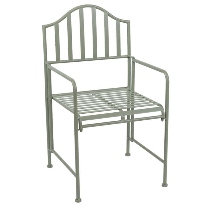 Fauteuil de jardin Métal vert olive
