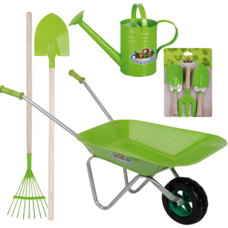 Lot Outils de Jardinage 70 cm pour Enfants