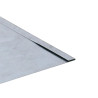 Bordure jardin acier galvanisé 105x35cm