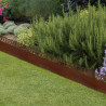 Bordure pelouse flexible veloute acier 480x20cm
