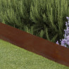 Bordure pelouse acier corten 105x35cm