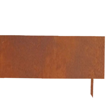 Bordure pelouse acier corten 105x35cm
