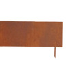Bordure pelouse acier corten 105x35cm