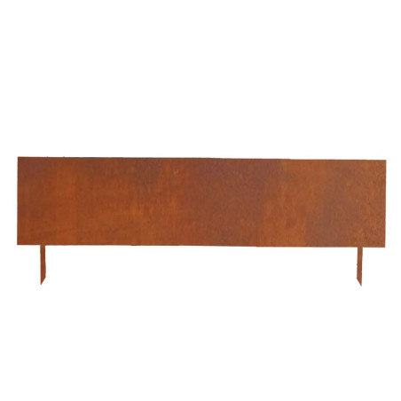 Bordure pelouse acier corten 105x35cm