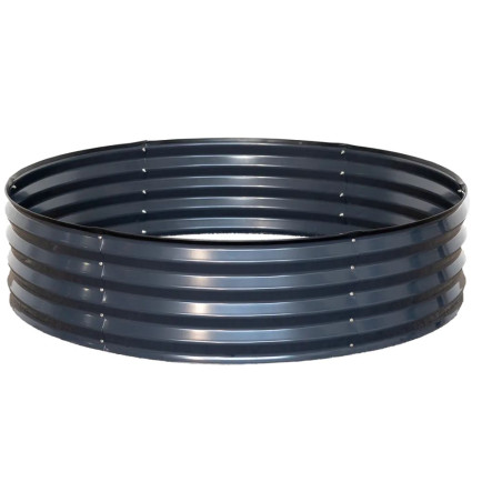 Carré potager métal anthracite 121x31cm