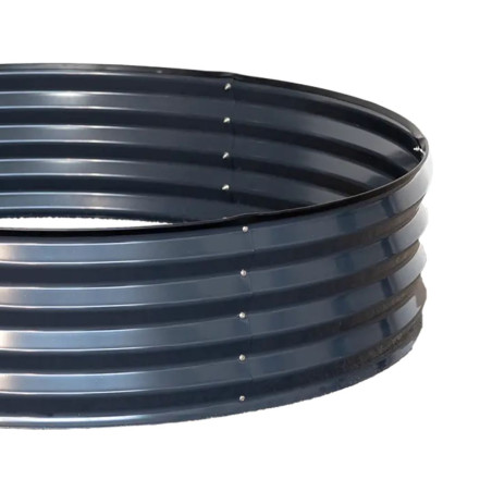 Carré potager métal anthracite 121x31cm