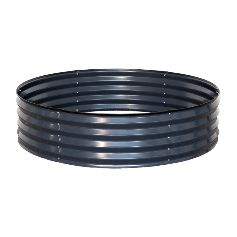 Carré potager métal anthracite 121x31cm