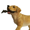 Golden retriever en résine 63x24x40cm