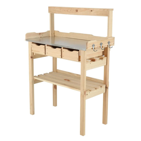 Table à rempoter Etagère 80x38x113cm