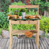 Table à rempoter Etagère 80x38x113cm