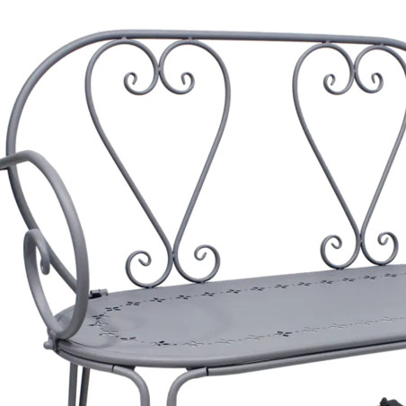 Banc à buscule métal 102x75x90cm