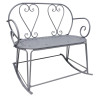 Banc à buscule métal 102x75x90cm