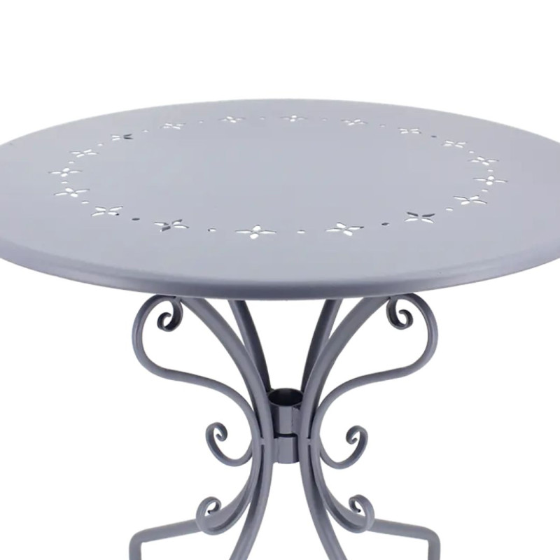 Table ronde jardin métal 70x71cm