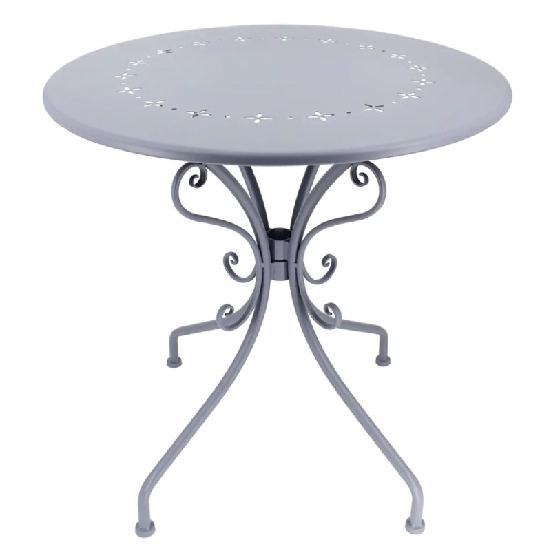 Table ronde jardin métal 70x71cm