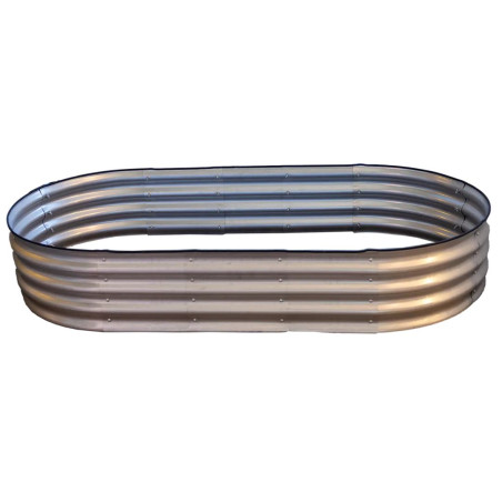 Jardinière de sol métal anthracite 182x91x31cm