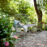 Banc de jardin métal 103x67x87cm