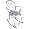 Chaise à bascule en fer rocking chair