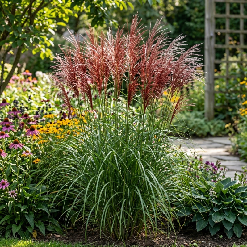 Roseau de Chine sinensis Ferner Osten 100cm Pot 3L - Miscanthus sinensis Ferner Osten
