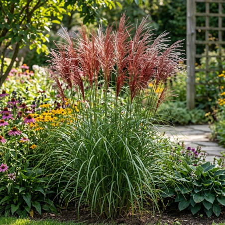 Roseau de Chine sinensis Ferner Osten 100cm Pot 3L - Miscanthus sinensis Ferner Osten