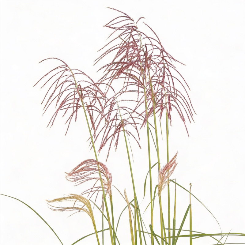 Roseau de Chine sinensis Pink Cloud 40/60cm Pot 3L - Miscanthus sinensis Pink Cloud