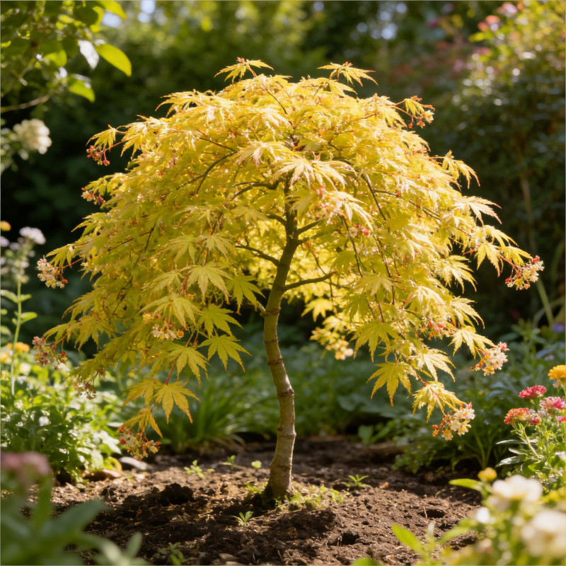 Acer palmatum cascade gold