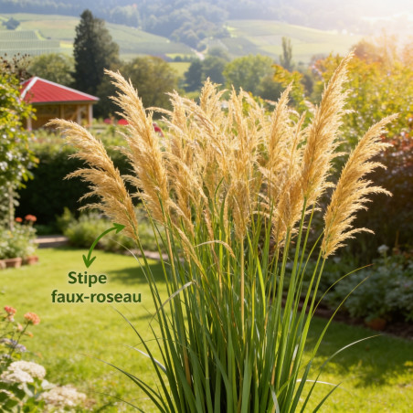 Stipe faux-roseau 20cm Pot 9cm - Stipa calamagrostis