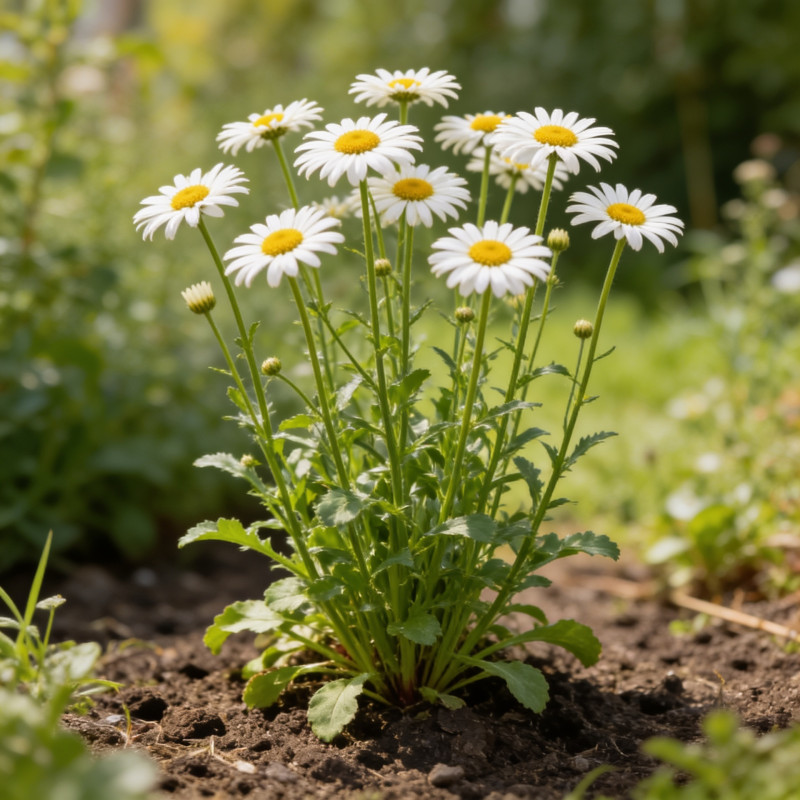 Marguerite vulgare Maikonigin 20cm Godet 9cm - Leucanthemum