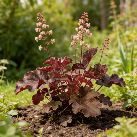 Heuchère Chocolate Ruffles 20cm Godet 9cm - Heuchera