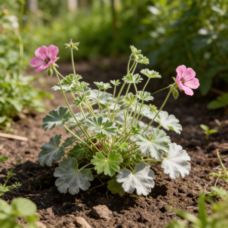 Géranium vivace cinereum Ballerina 20cm Godet 9cm - Geranium