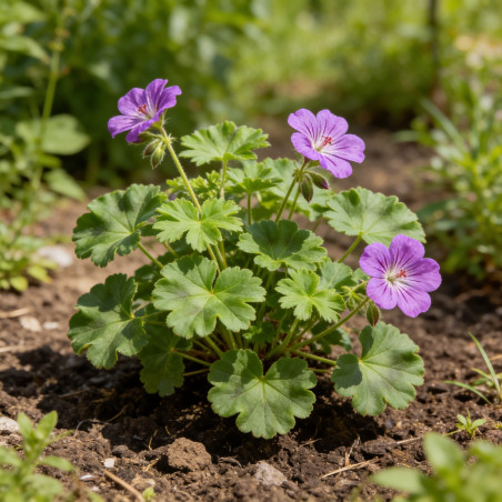 Géranium vivace Dilys 20cm Godet 9cm - Geranium